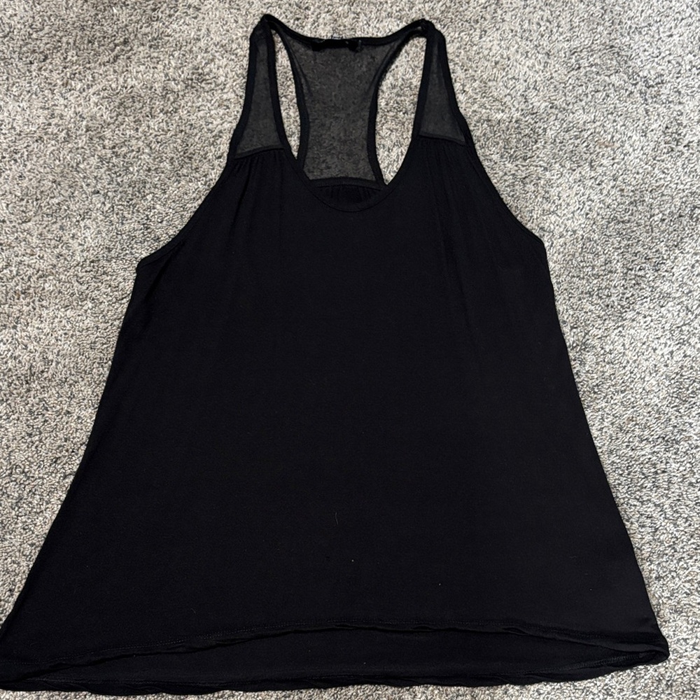Ambiance Black Racerback Tank Top